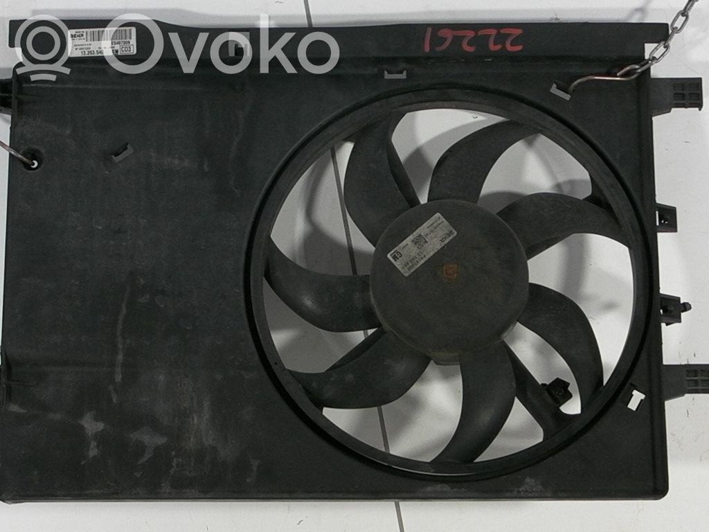 Opel Corsa D Elektryczny wentylator chłodnicy 