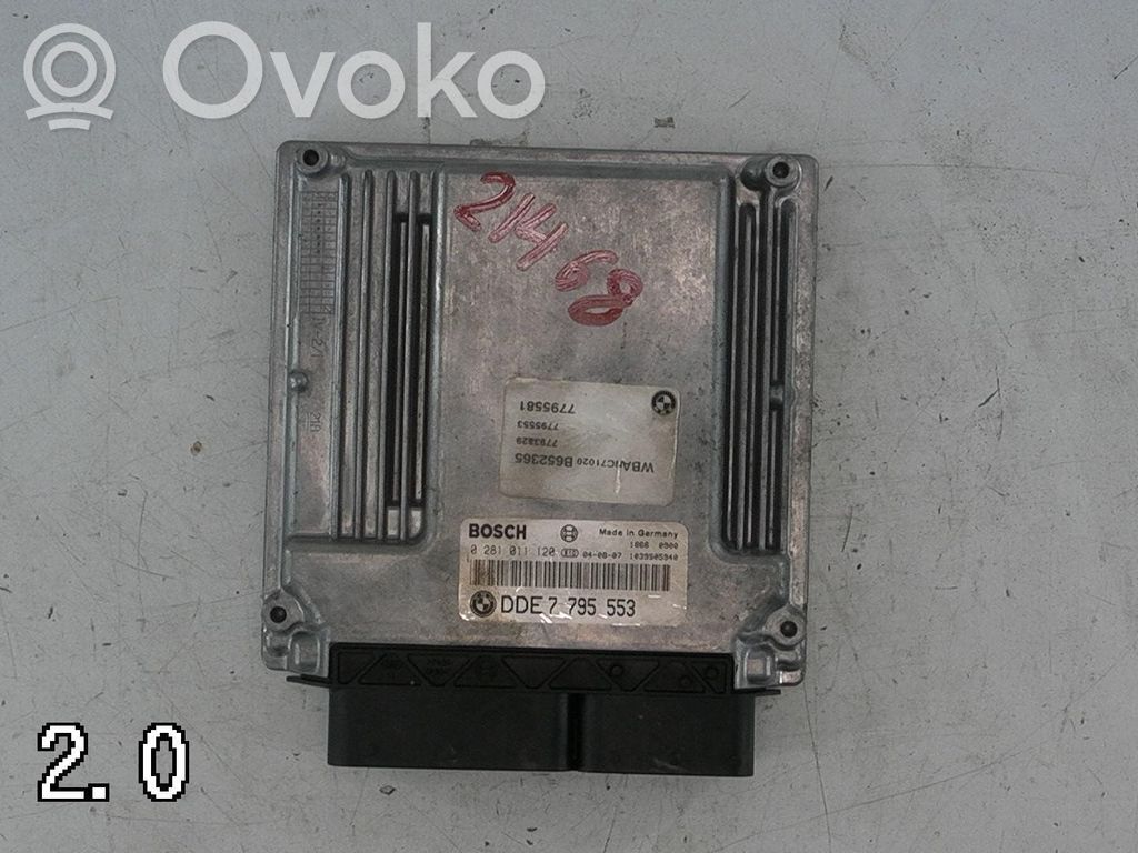 BMW 5 E60 E61 Engine control unit/module 
