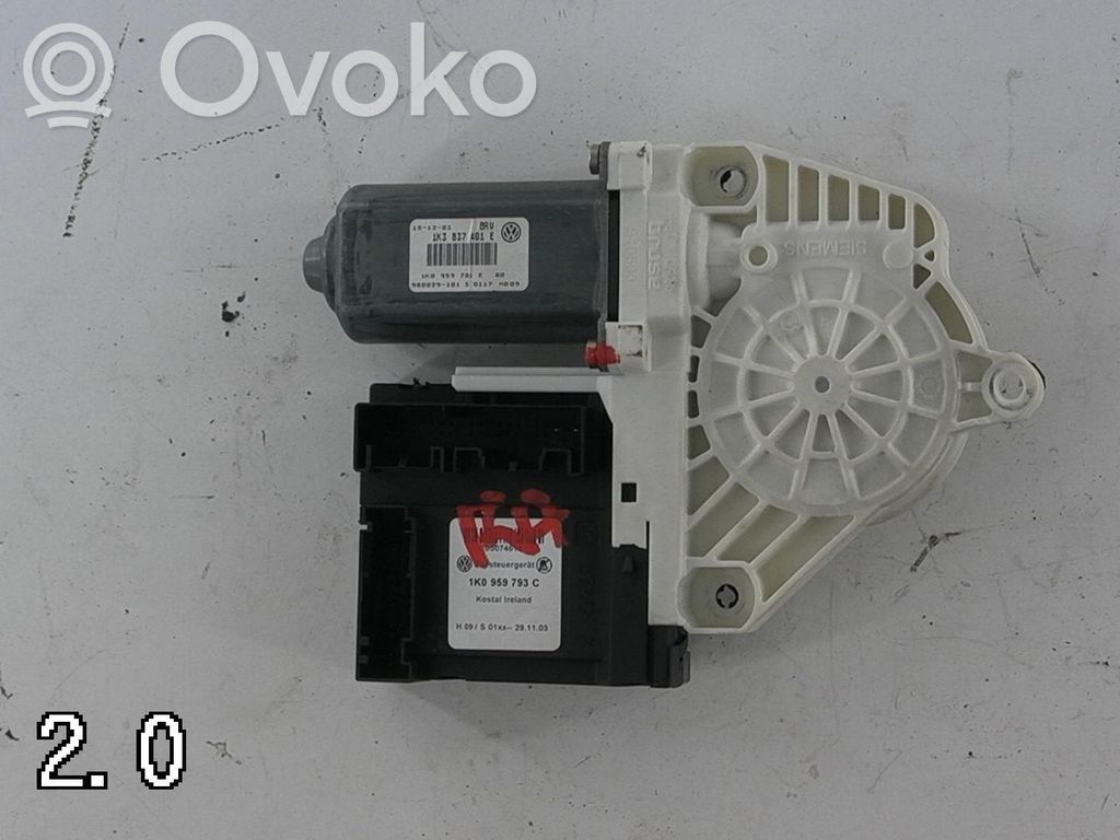 Silnik regulatora szyby drzwi przednich   1K0959701LZ1C