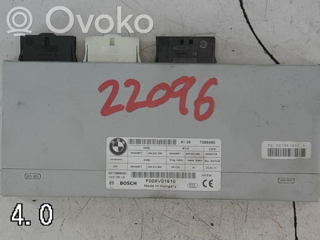 BMW 3 F30 F35 F31 Alte unități/module de control 