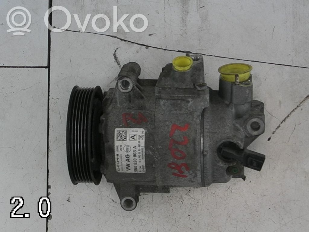 Volkswagen Polo V 6R Kompresor / Sprężarka klimatyzacji A/C 