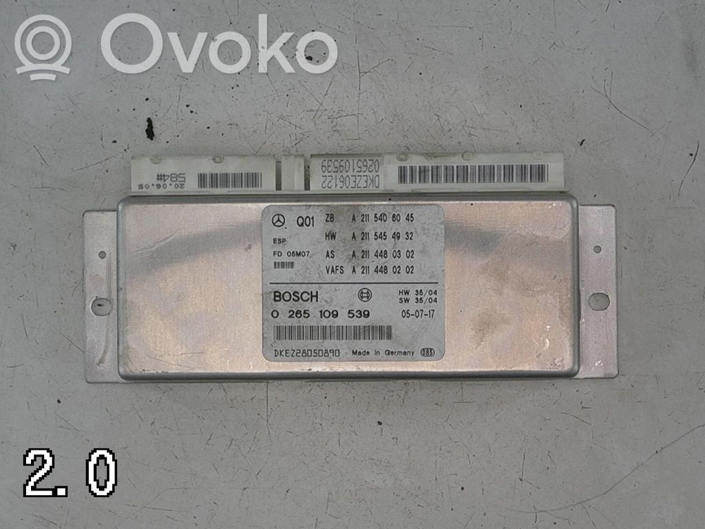 Mercedes-Benz E W211 ABS control unit/module 