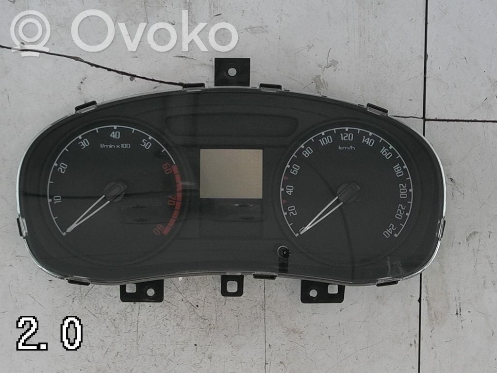 Skoda Fabia Mk2 (5J) Vitezometru (grup de instrumente) 