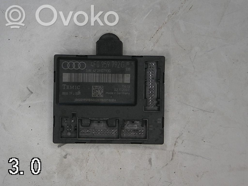 Audi A6 S6 C6 4F Comfort/convenience module 