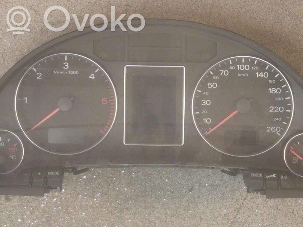 Audi A4 S4 B7 8E 8H Vitezometru (grup de instrumente) 