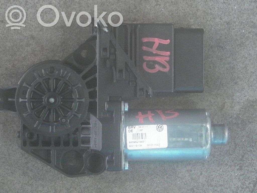 Volkswagen Golf VI Silnik regulatora szyby drzwi przednich 