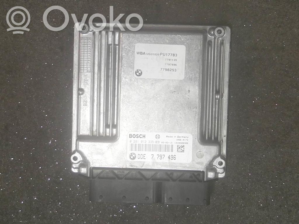 Calculateur moteur ECU   13617808124