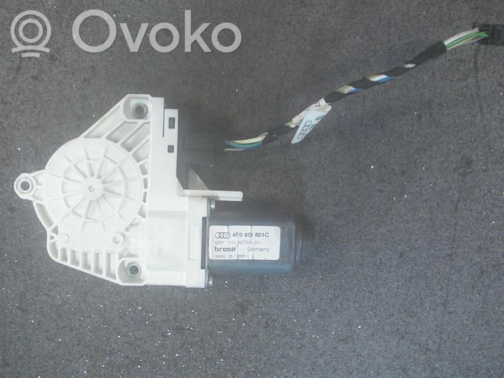 Audi A6 S6 C6 4F Motorino alzacristalli della portiera anteriore 