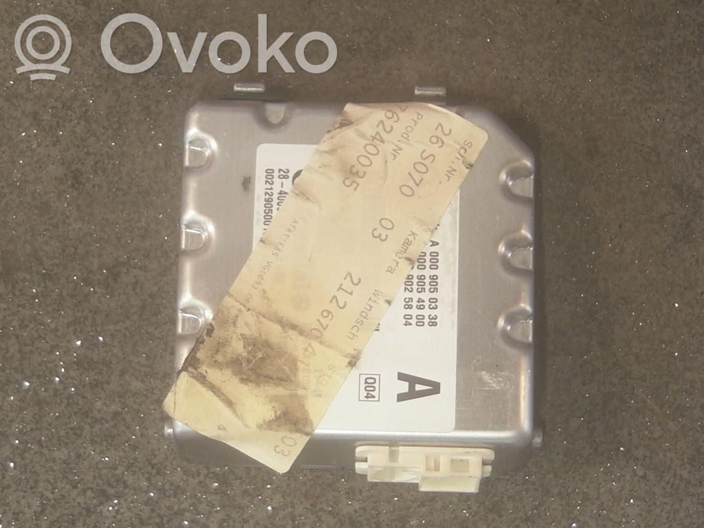 Cameră parbriz   A0009050338