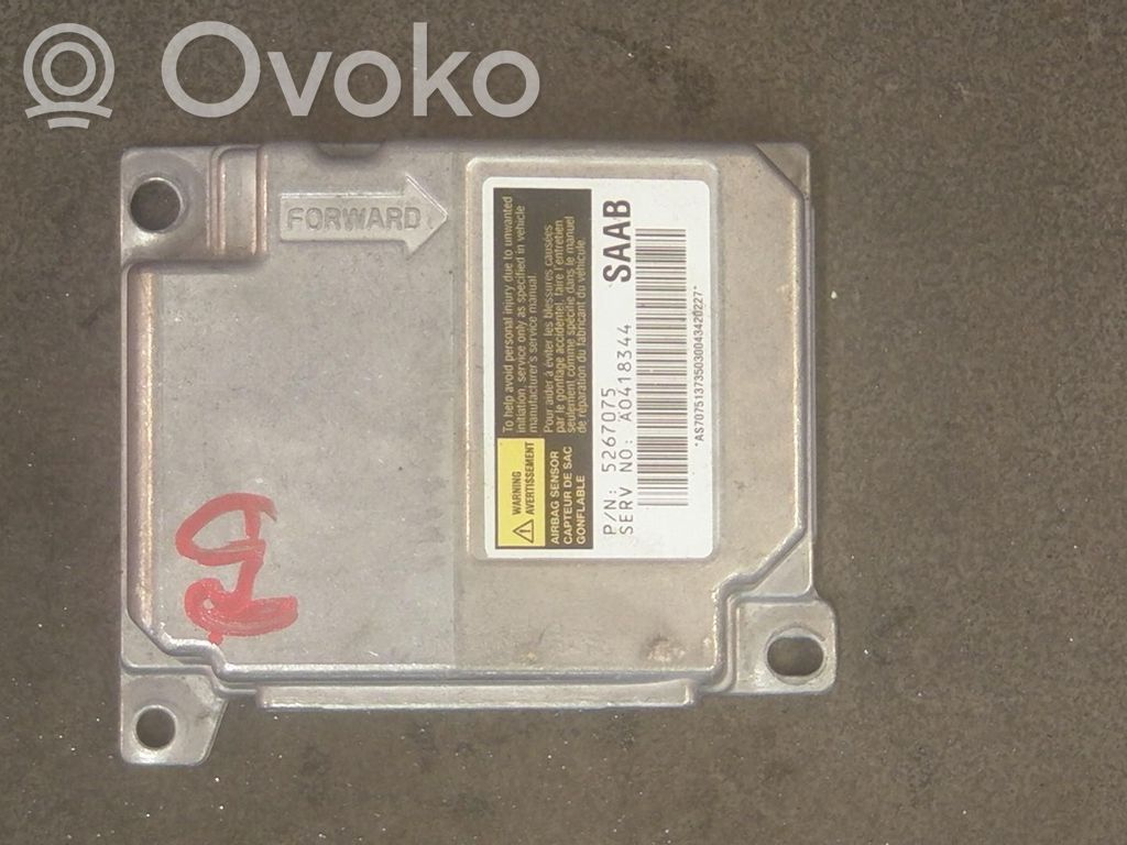 Turvatyynyn ohjainlaite/moduuli   5267075