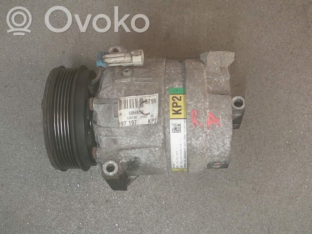 Ilmastointilaitteen kompressorin pumppu (A/C)   510779,13197197,510779