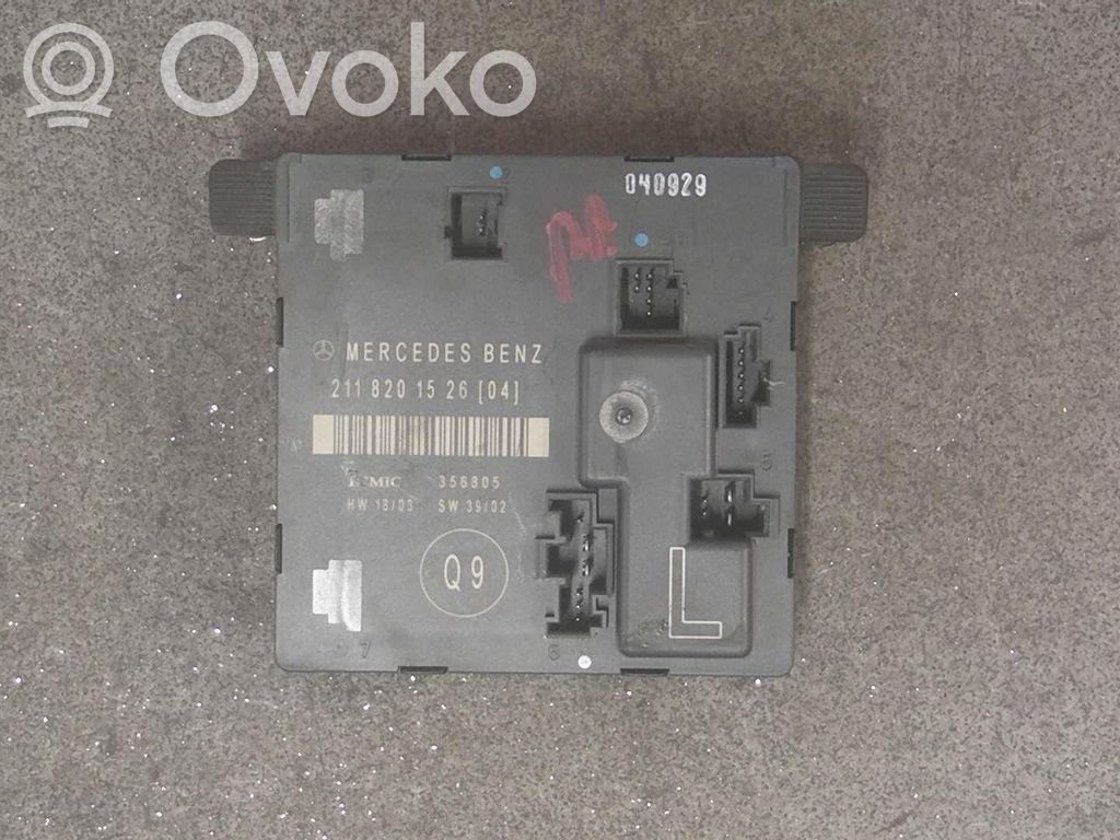 Mercedes-Benz E W211 Module confort 