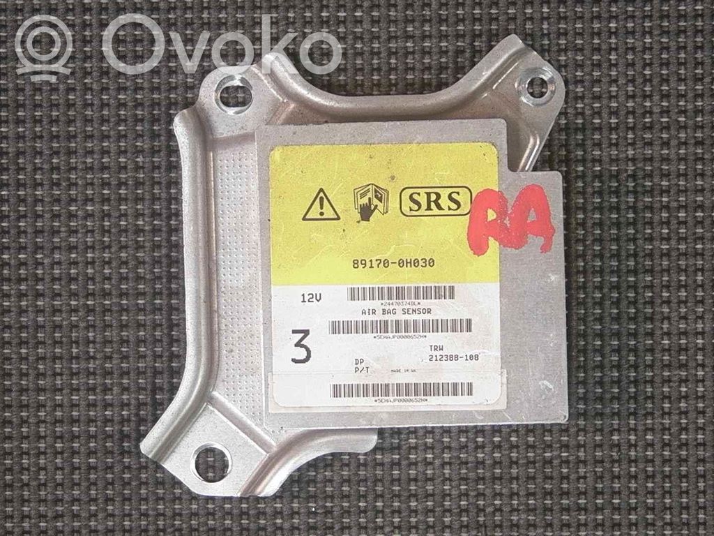 Toyota Aygo AB10 Airbag control unit/module 