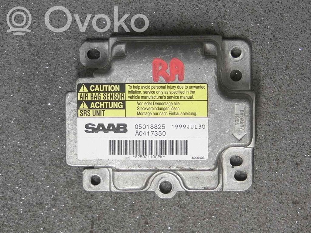Saab 9-5 Airbag control unit/module 