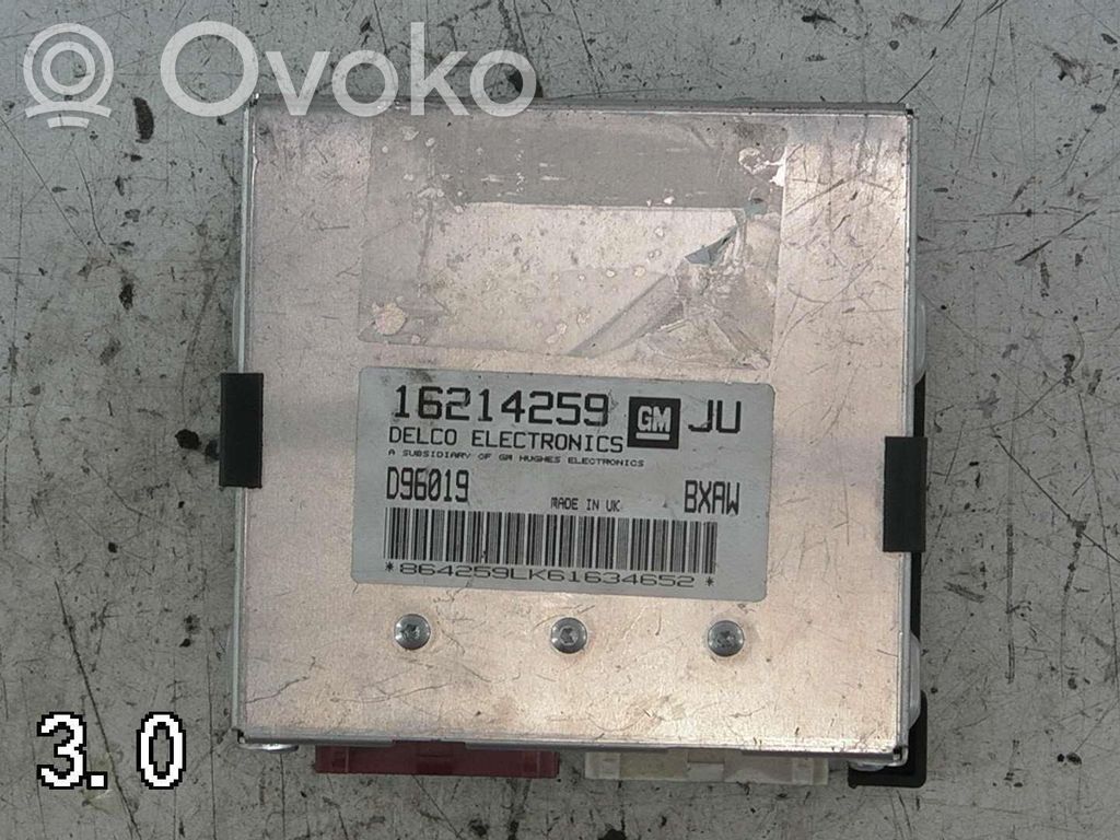 Engine control unit/module   16214259