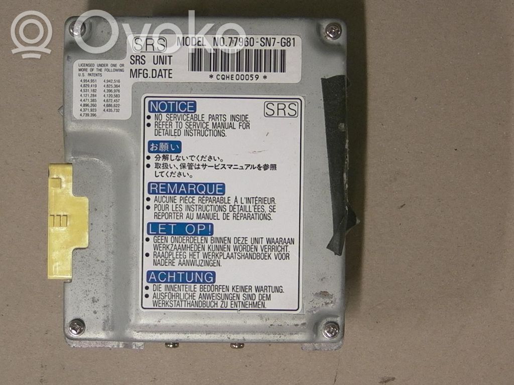 Rover 600 Airbag control unit/module 