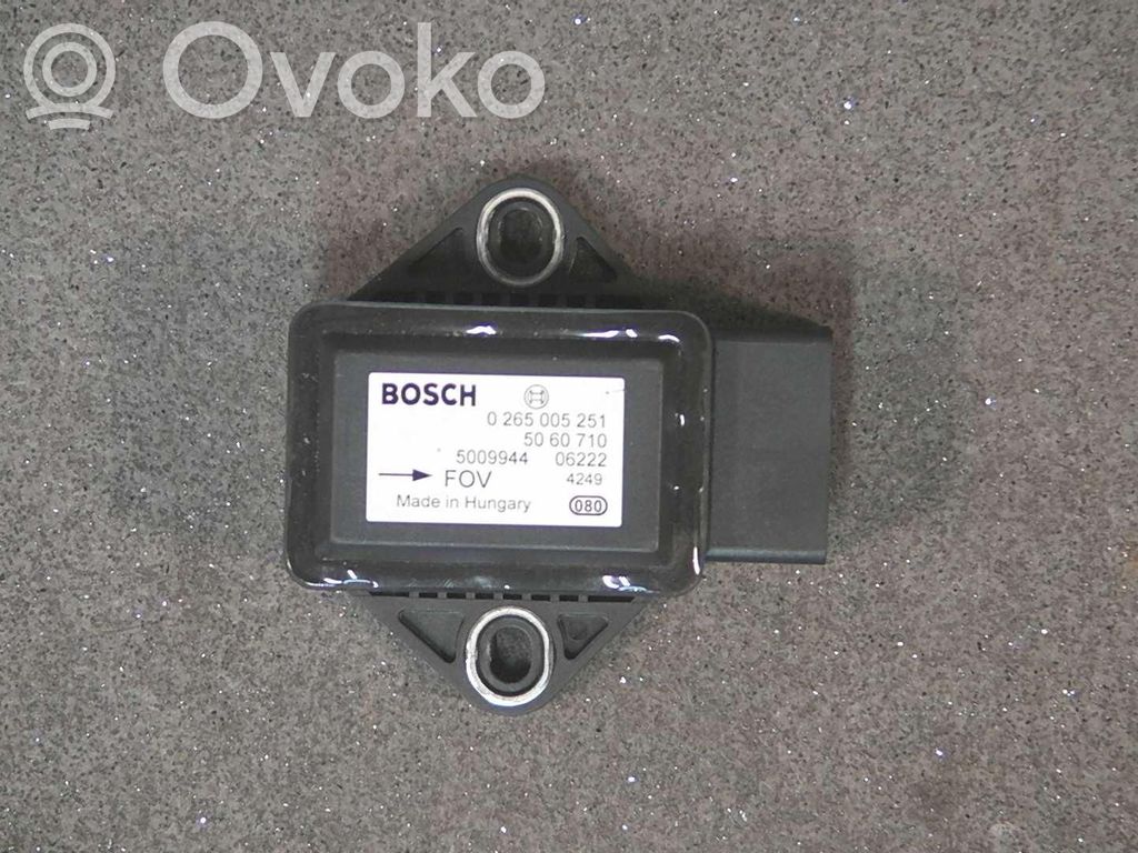 ESP acceleration yaw rate sensor