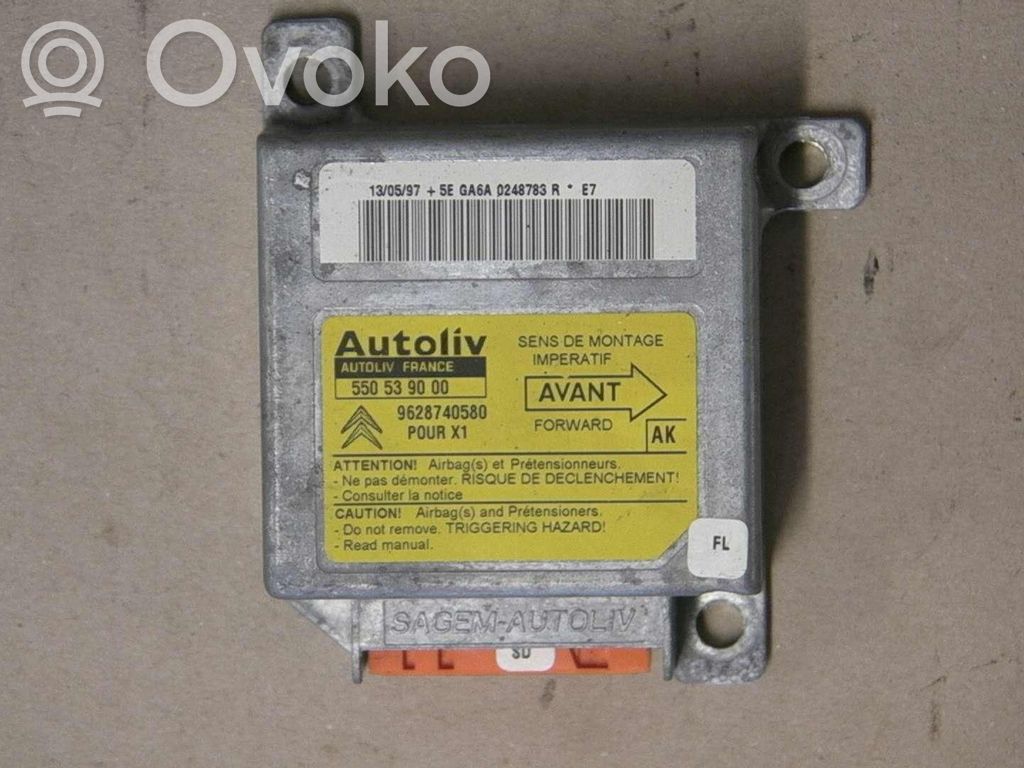 Citroen Xantia Unidad de control/módulo del Airbag 