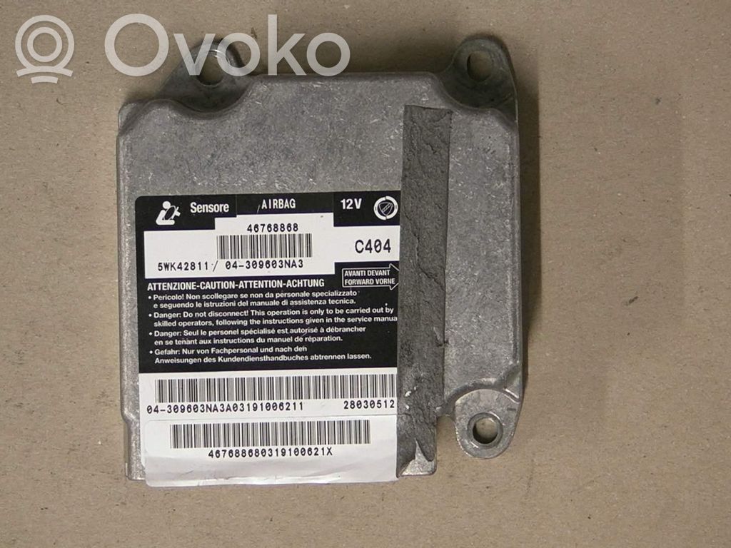 Fiat Bravo - Brava Unidad de control/módulo del Airbag 