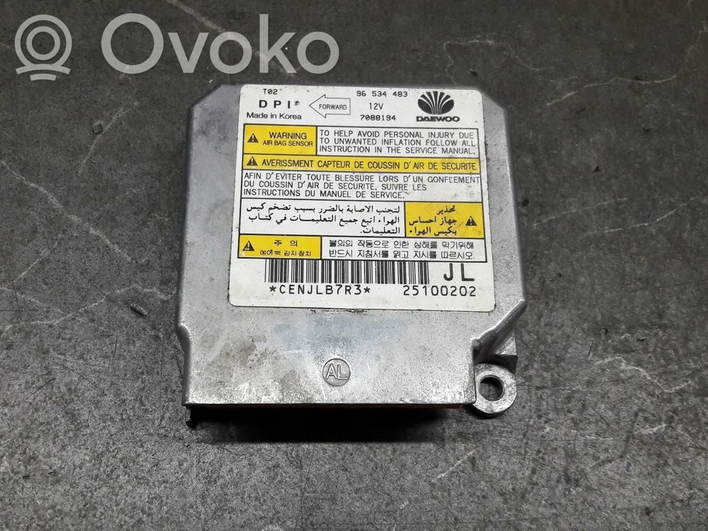 Chevrolet Kalos Airbag control unit/module 
