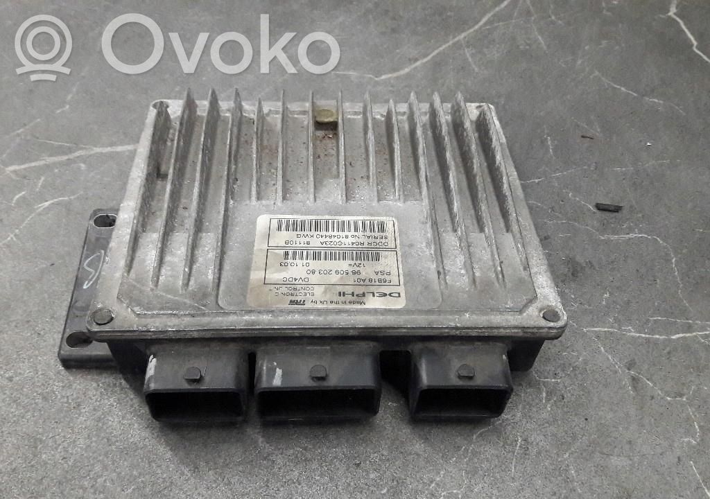 Citroen C3 Unidad de control/módulo ECU del motor 