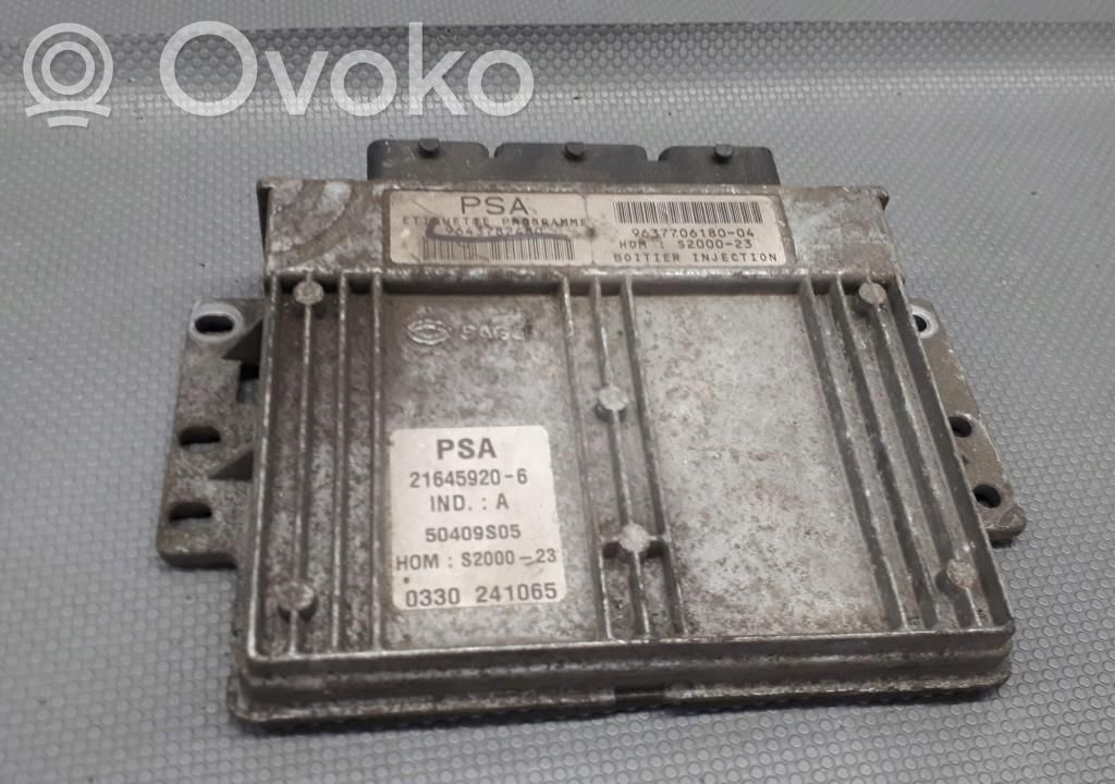 Peugeot 206+ Engine control unit/module ECU 