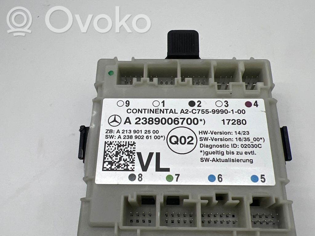 Sterownik / Moduł drzwi   A2389006700,7559990100,A2139012500,A238900670