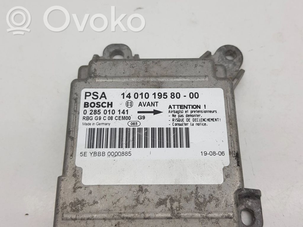 Peugeot Expert Airbag control unit/module 