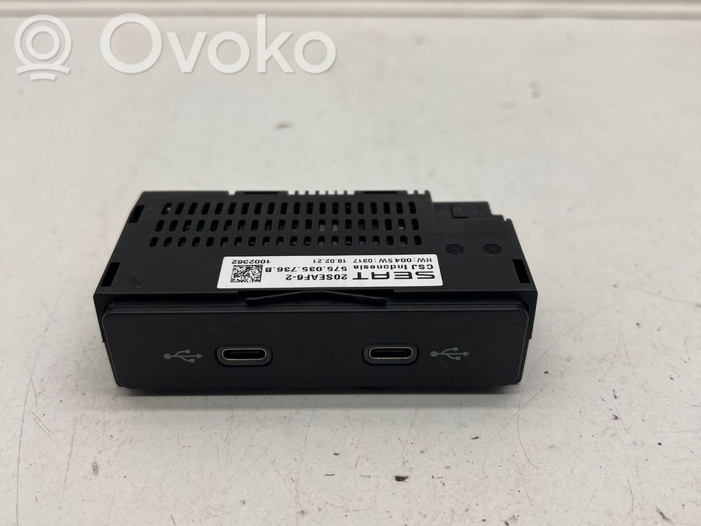 Seat Ateca Enchufe conector USB 