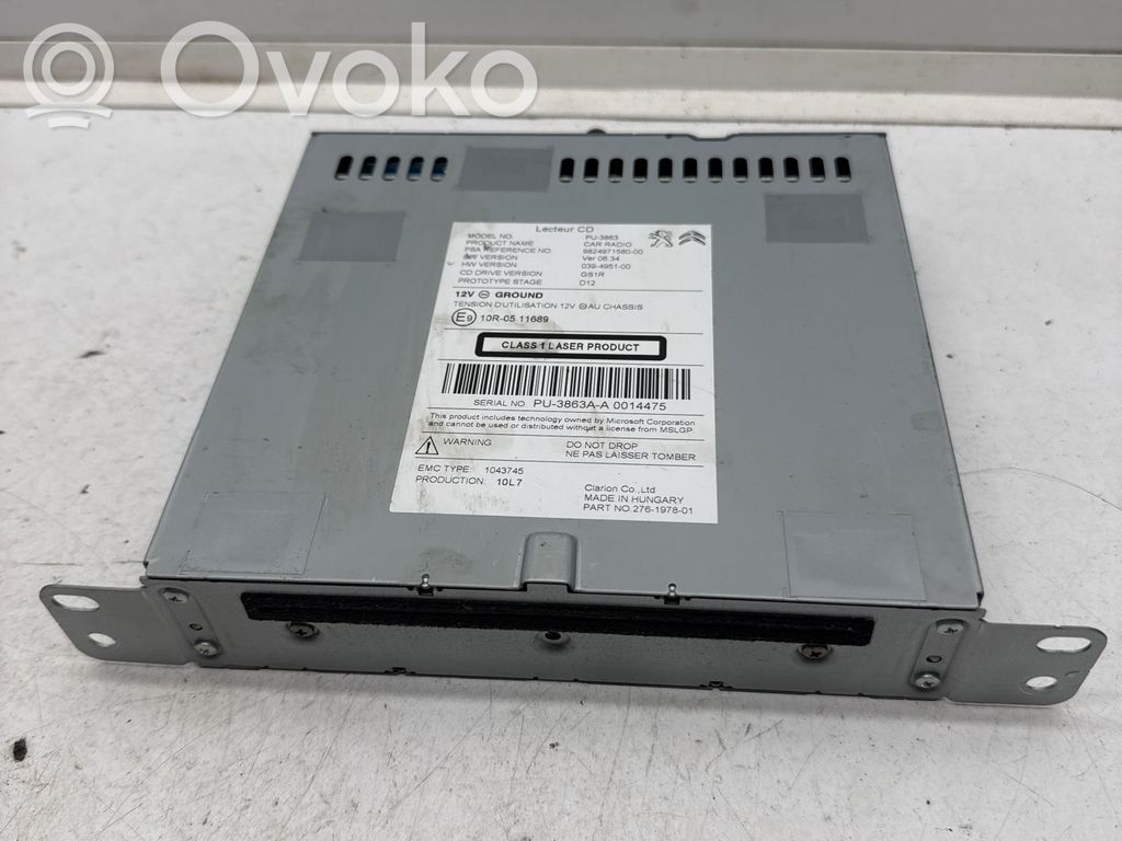Citroen DS4 Radio/CD/DVD/GPS head unit 