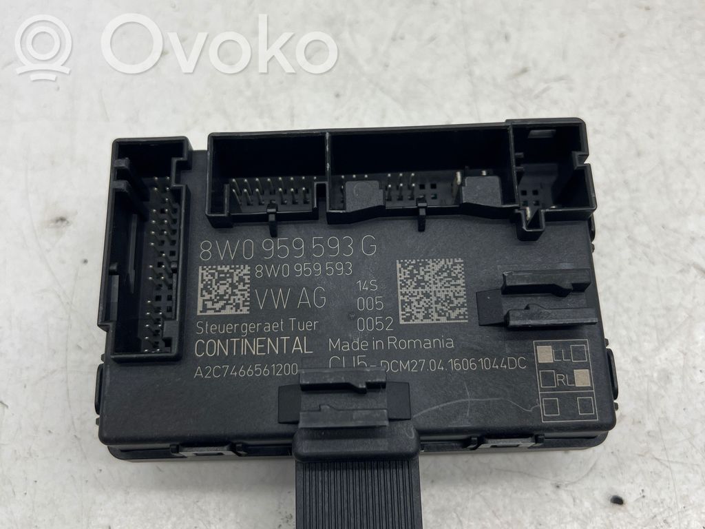 Door control unit/module   8W0959593G,8W0959593,A2C7466561200