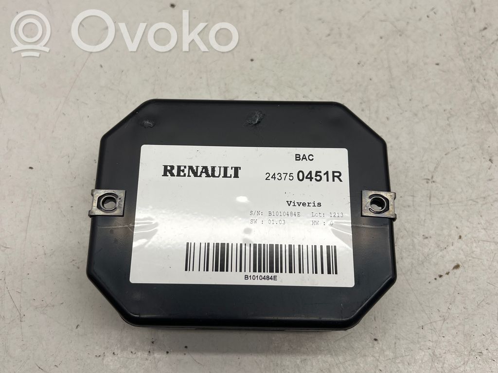 Renault Zoe Other control units/modules 