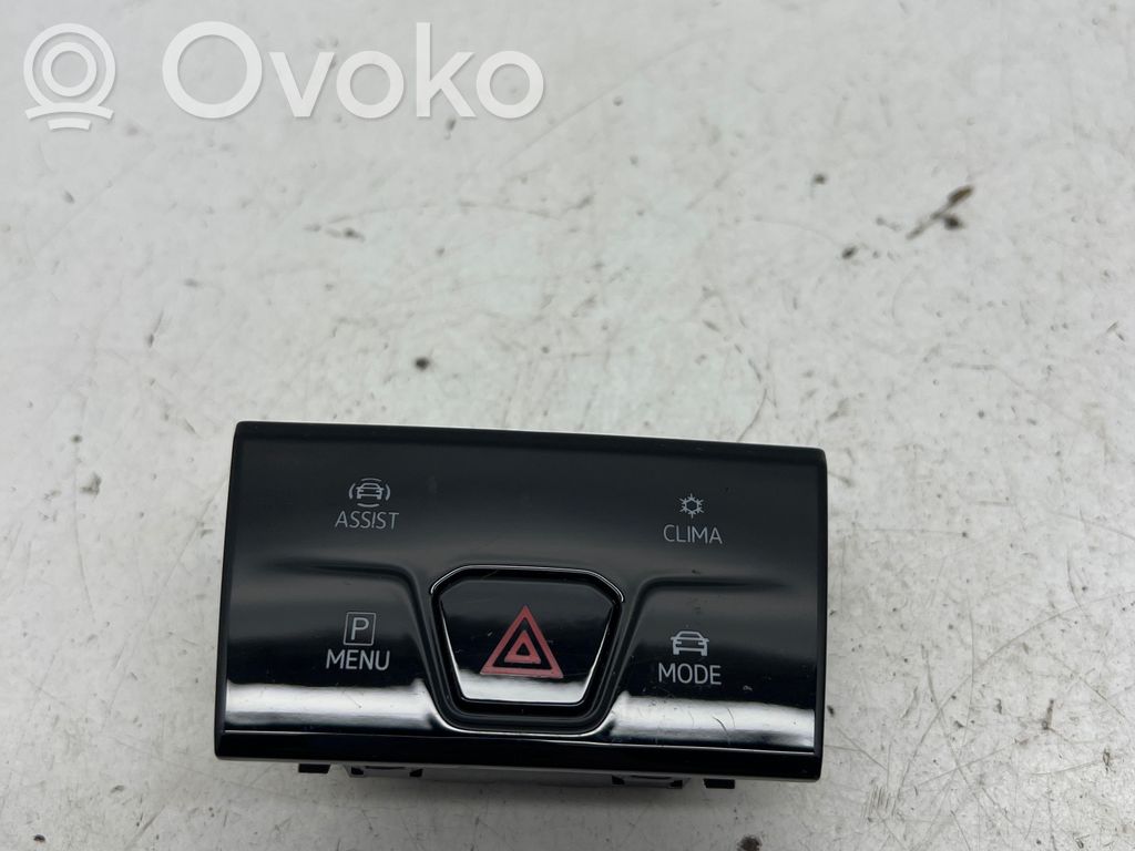 Volkswagen Golf VIII Botón interruptor de luz de peligro 