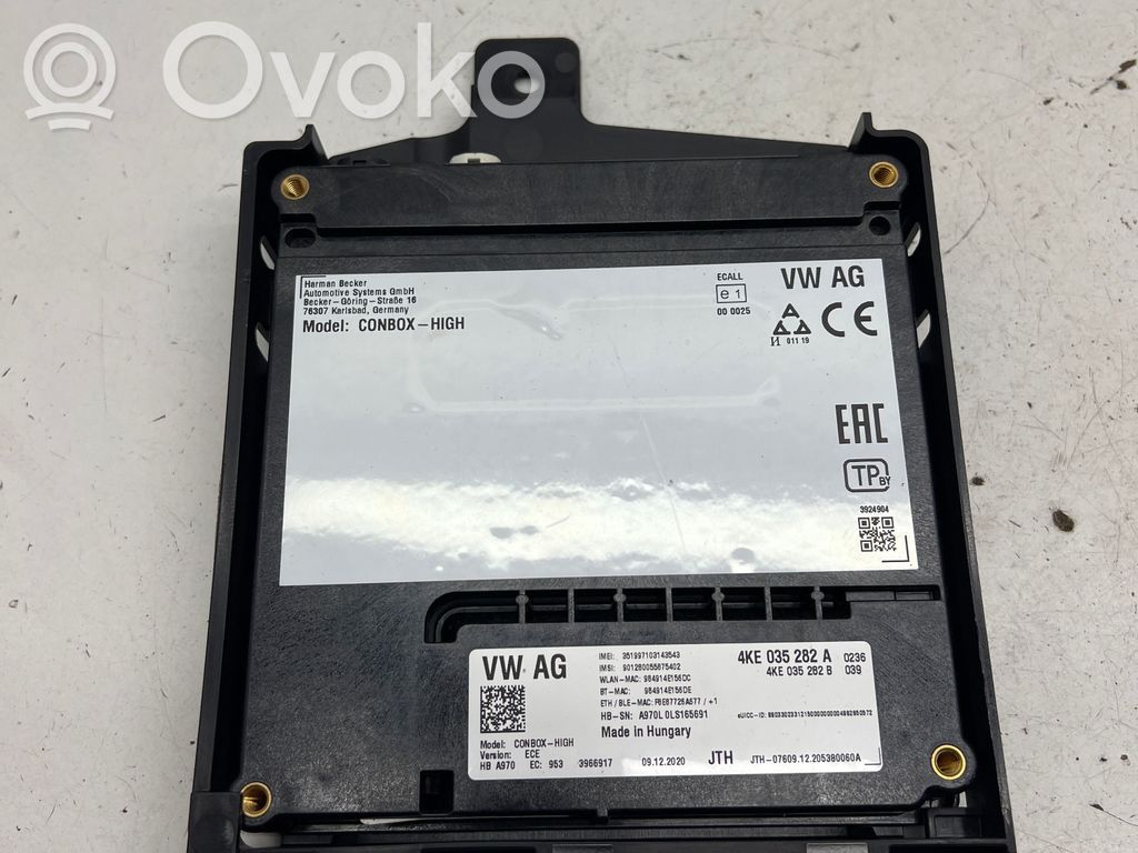 Audi A4 S4 B9 8W Muut ohjainlaitteet/moduulit 