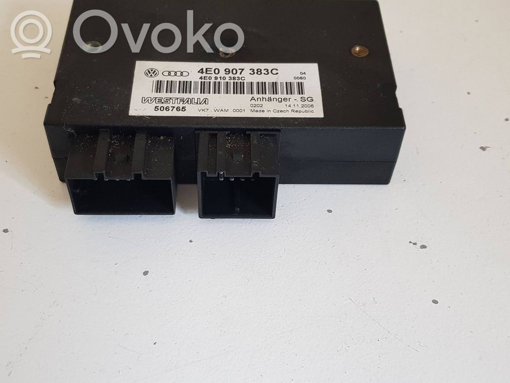 Tow bar trailer control unit/module   4E0907383C,506765,4E0910383C
