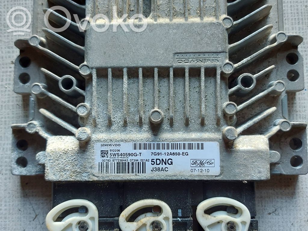 Engine control unit/module   7G9112A650EG,5WS40590GT