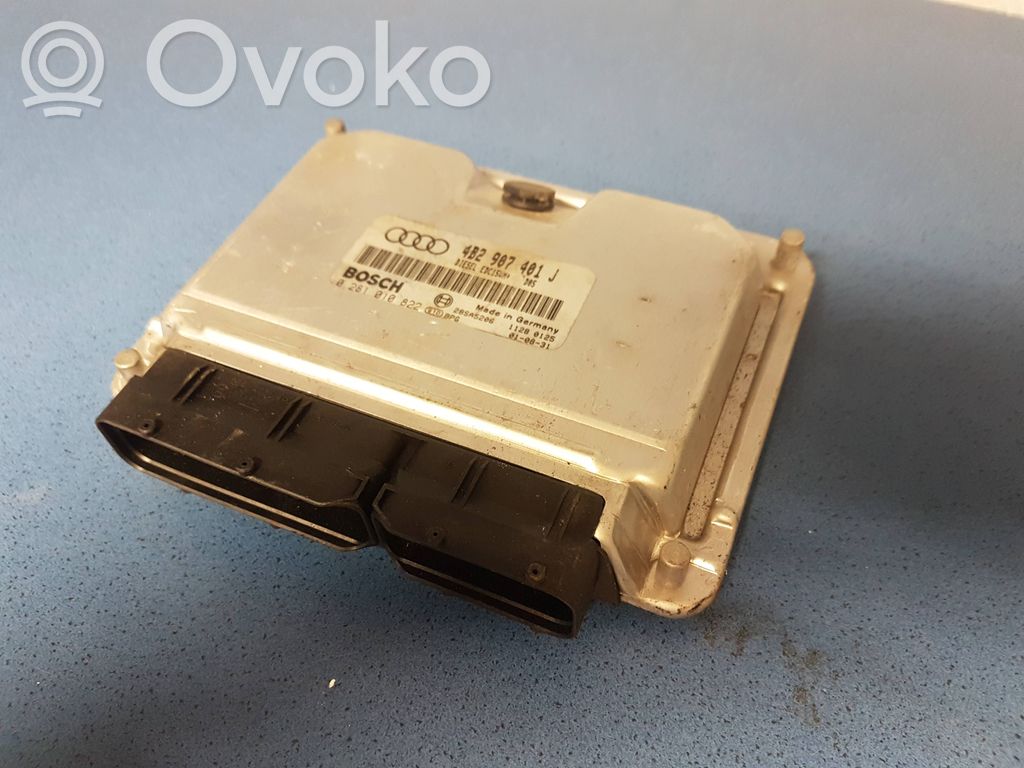 Engine control unit/module   4B2907401J,28SA5206,0281010822