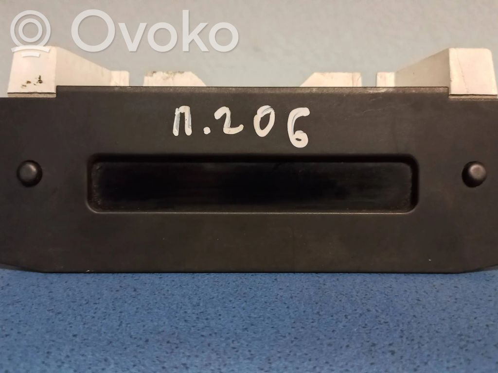 Peugeot 206 Screen/display/small screen 