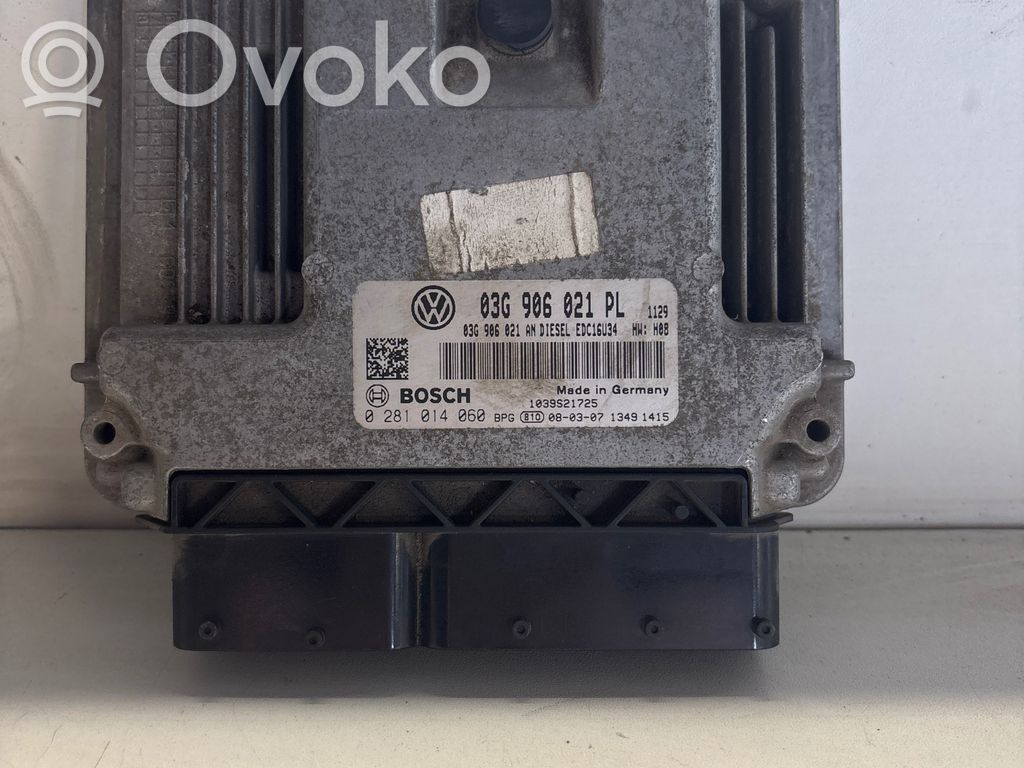 Volkswagen Golf V Engine control unit/module 