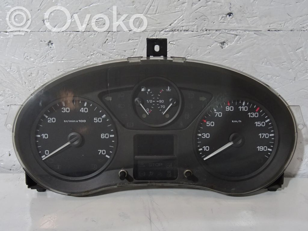 Citroen Jumpy Geschwindigkeitsmesser Cockpit 