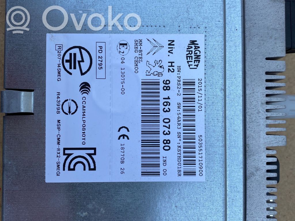 GPS navigation control unit/module   9816307380,503551710900