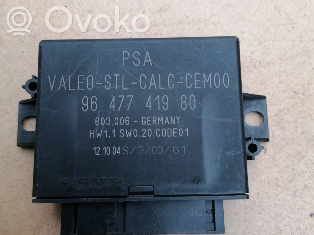 Citroen C4 I Parking PDC control unit/module 