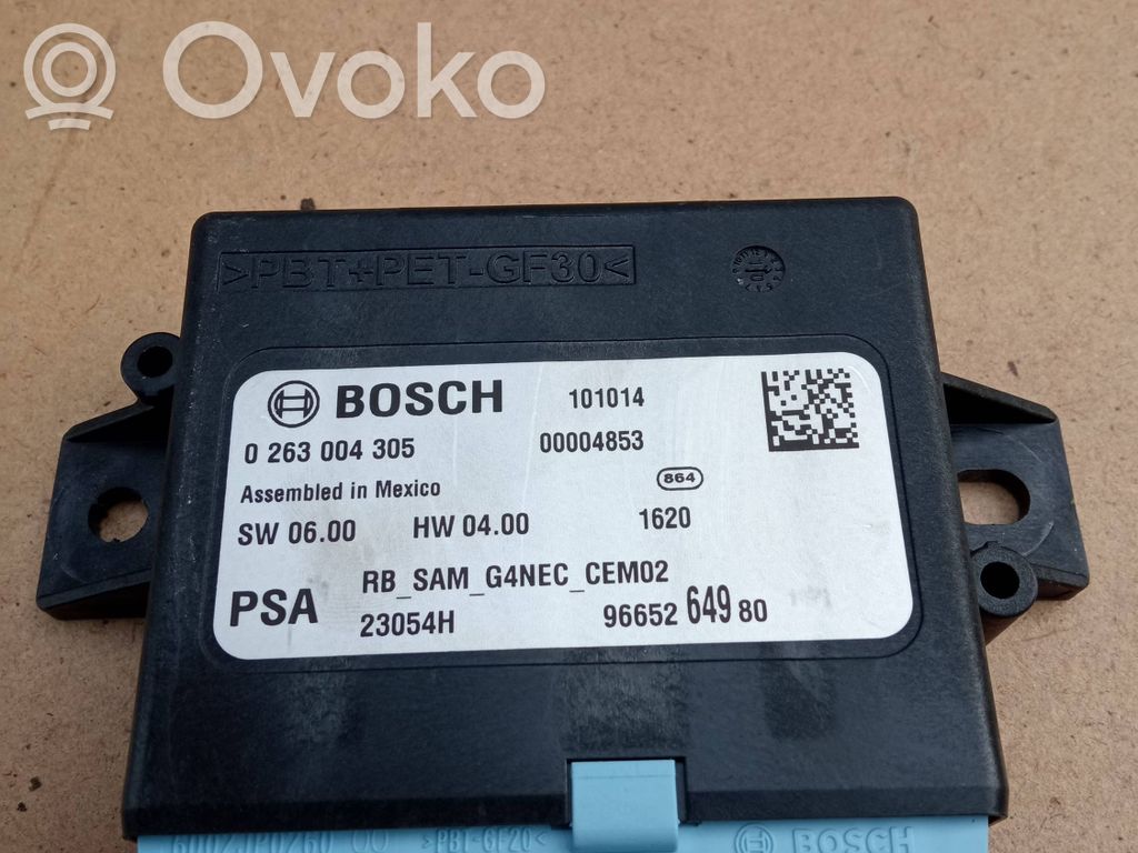 Parking PDC control unit/module   9665264980,00004853,0263004305