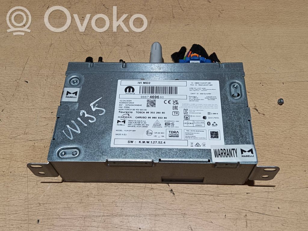 Peugeot Partner III Radio/CD/DVD/GPS head unit 