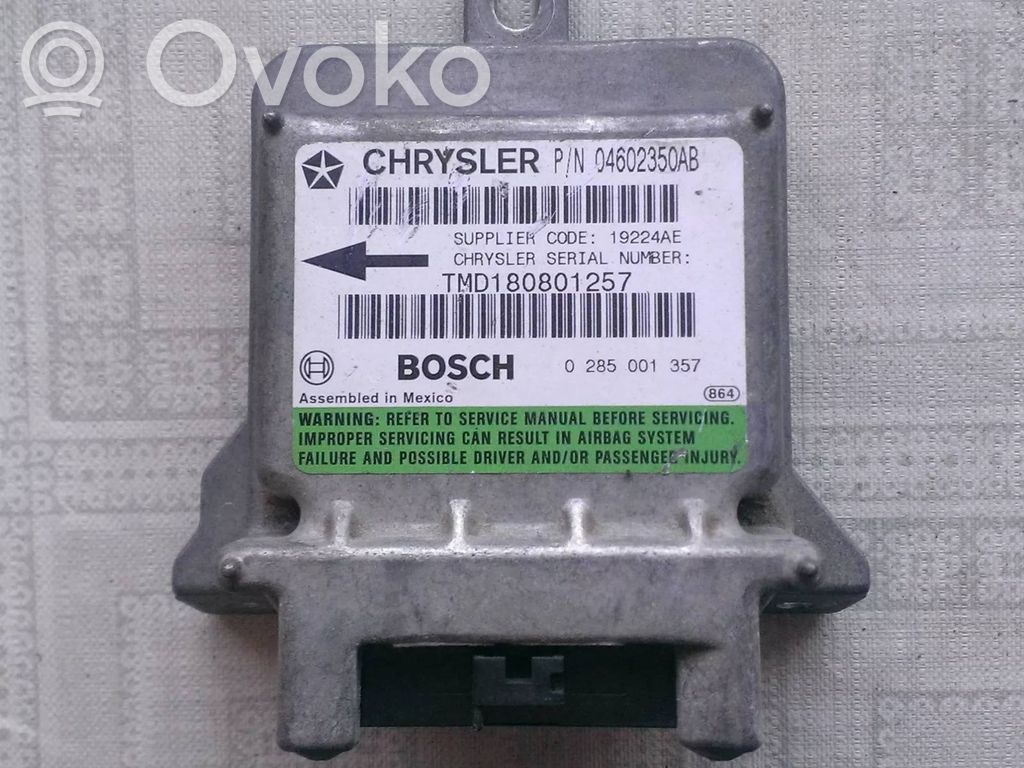 Chrysler 300M Airbag control unit/module 
