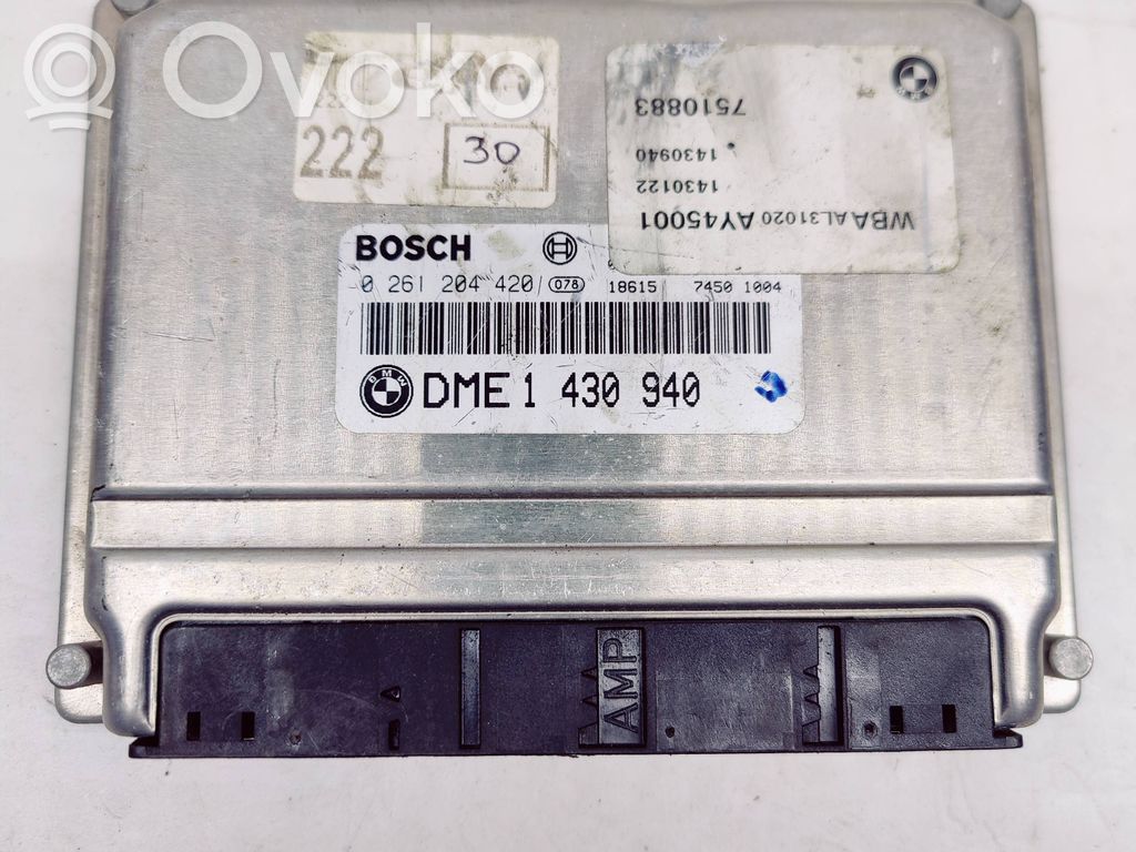 BMW 3 E46 Engine control unit/module 