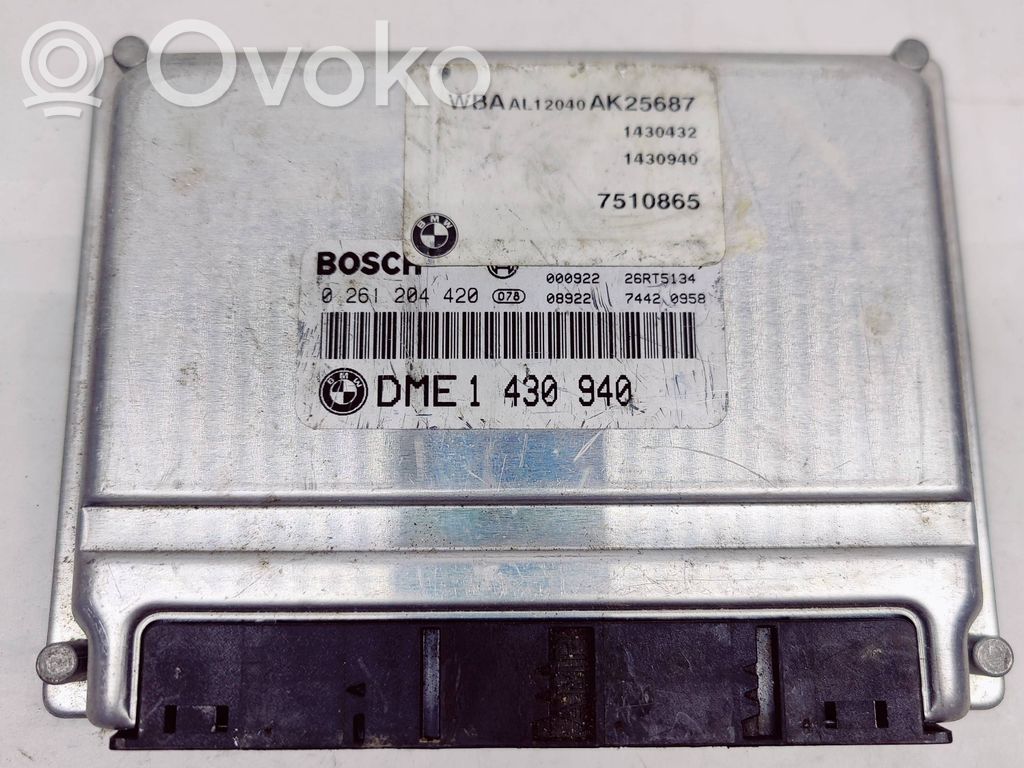 BMW 3 E46 Engine control unit/module 