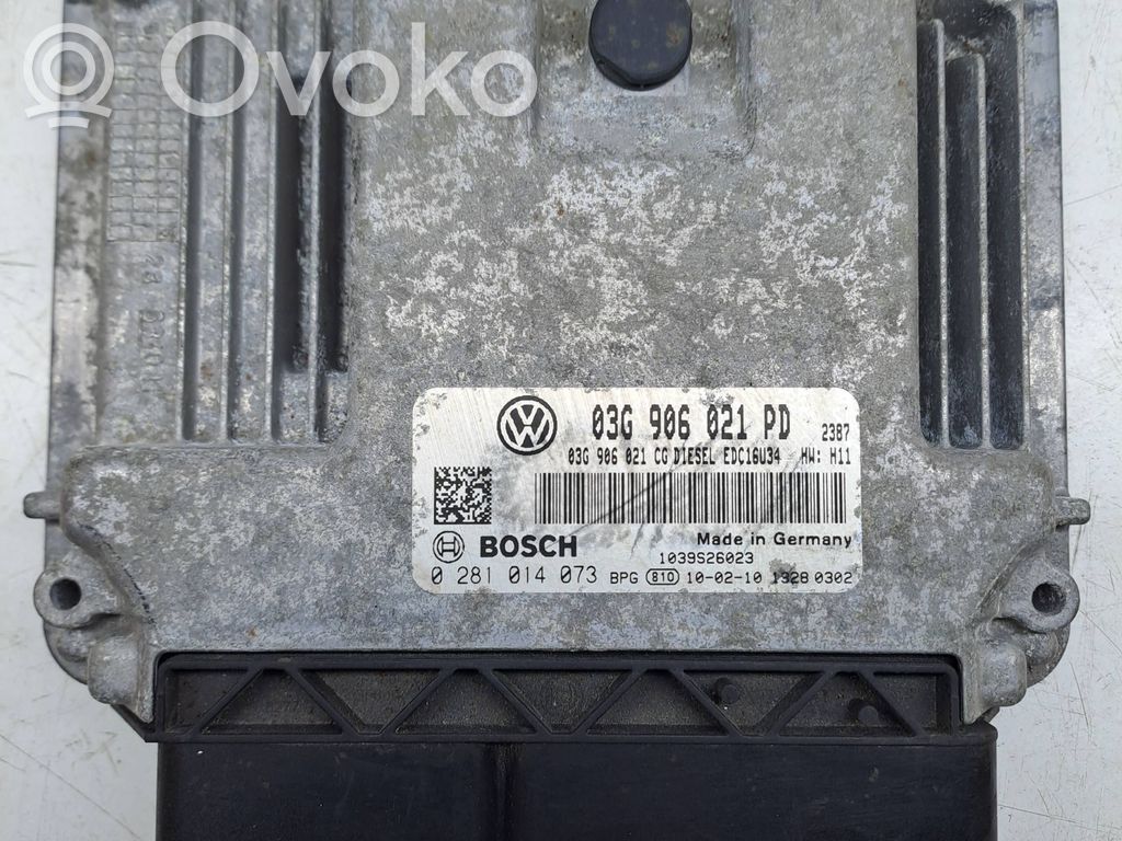 Engine control unit/module   03G906021PD,03G906021CG,0281014073