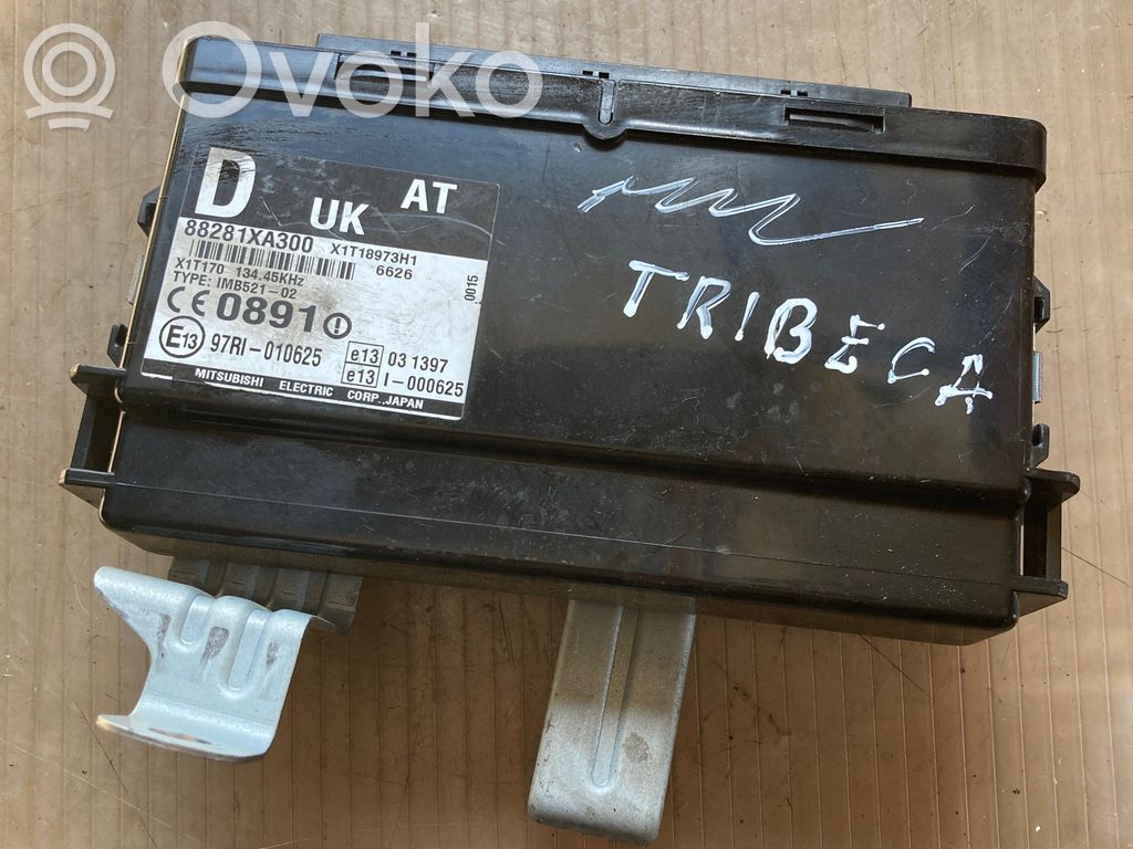 Subaru B9 Tribeca Juego de cerradura y set ECU del motor 