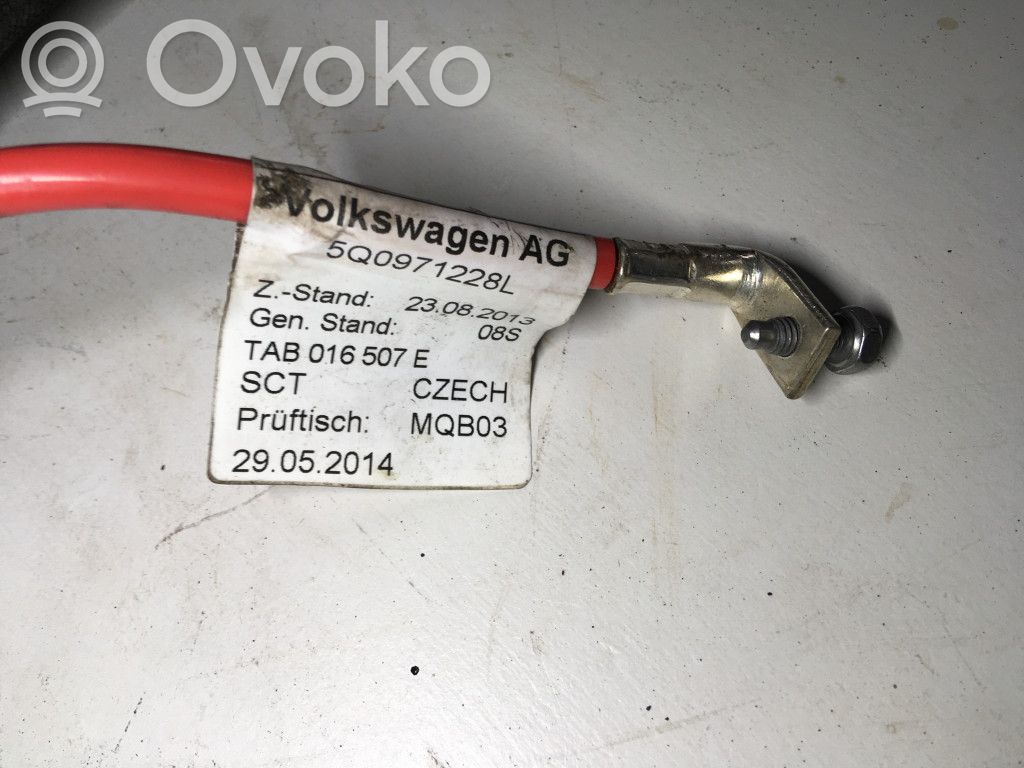 Skoda Octavia Mk3 (5E) Plus / Klema / Przewód akumulatora 